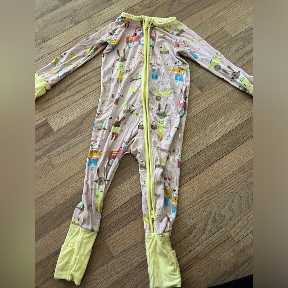 Little Sleepies Easter bunny zippy 6-12